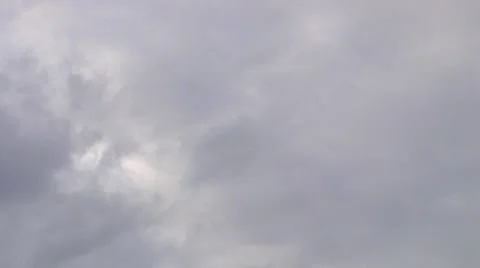 Grey clouds with bird, 100% Stock Footage 24441132