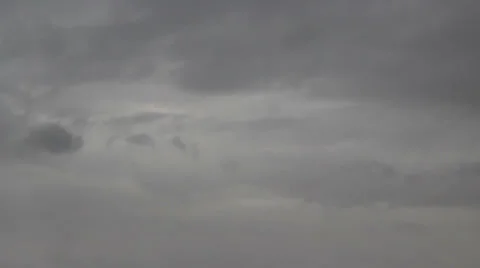 Grey clouds realtime Stock Footage 36079444