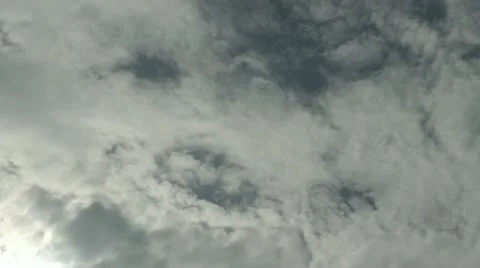 Grey clouds in the sky Stock Footage 10909217