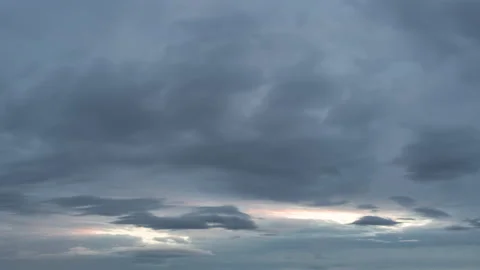 Grey Clouds in the sky Stock Footage 156017175