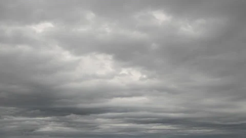 The grey clouds streaming in the sky. time lapse Stock Footage 130896123