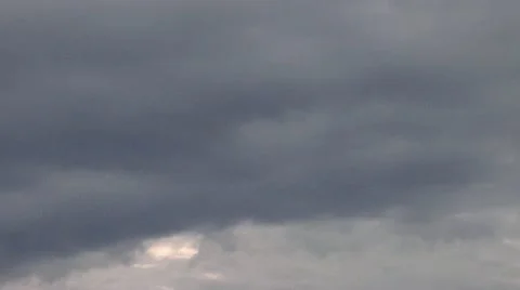 Grey Clouds Time Lapse 720 Stock Footage 12022673