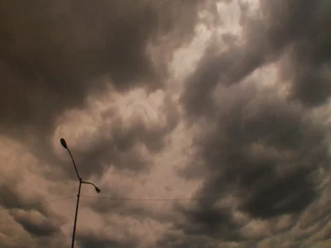Grey Clouds Time lapse Stock Footage 7756272