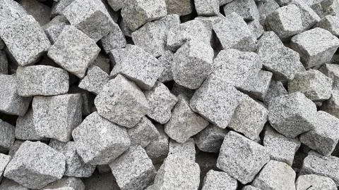 Grey cobblestones Stock Photos