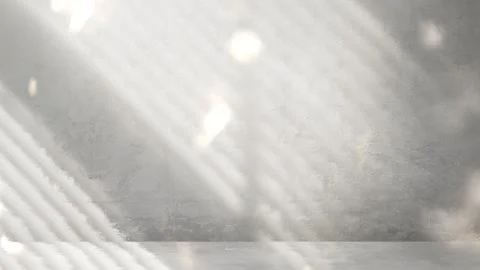 Grey Color Aesthetic Wall Background, Windows Silhouette Stock Footage 284101658