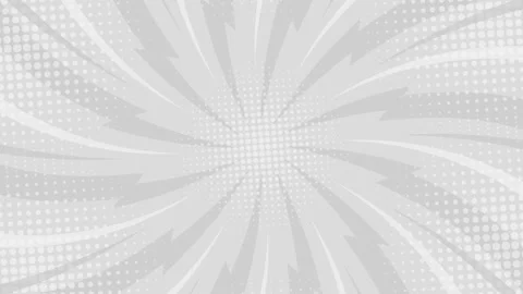 Grey comic background, animated radial rays Stock Footage 231858179