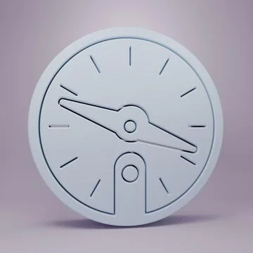 Grey Compass icon isolated on purple background. Windrose navigation symbol.. Stock Illustration