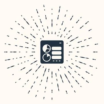 Grey Computer api interface icon isolated on beige background. Application Illustrazione stock