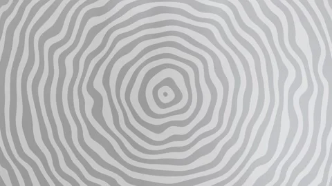 Grey Concentric Circle Optical Depth Background Loop. Stock Footage 286776572