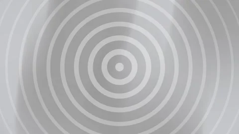 Grey Concentric Circles Abstract Background Loop. Stock Footage 286769449
