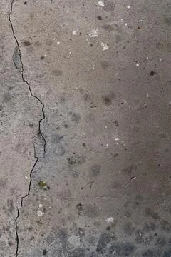 Grey Concrete Cracked Surface Texture Vertical Background Rough Uneven Gran.. Stock Photos