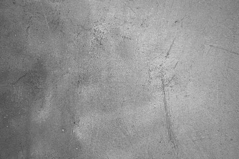 Grey concrete wall with smooth structure Foto stock
