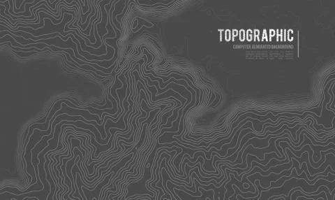 Grey contours vector topography. Geographic mountain topography vector 스톡 일러스트
