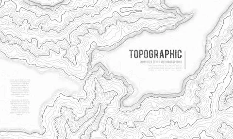 Grey contours vector topography. Geographic mountain topography vector 스톡 일러스트
