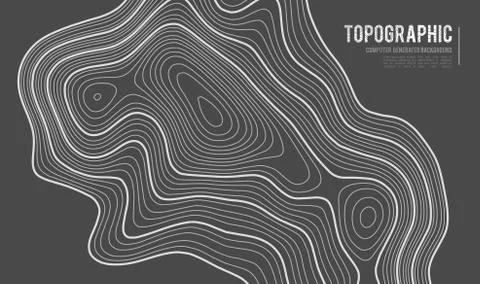 Grey contours vector topography. Geographic mountain topography vector 스톡 일러스트