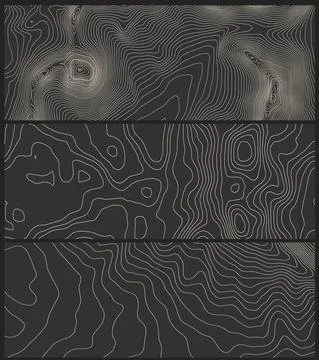 Grey contours vector topography. Geographic mountain topography vector 스톡 일러스트