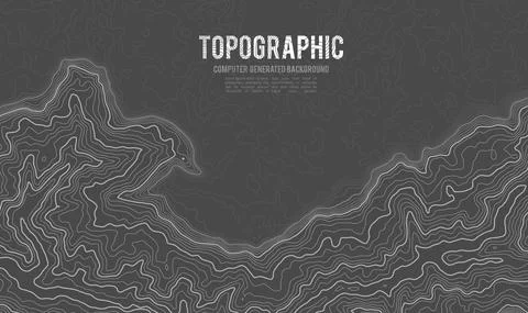 Grey contours vector topography. Geographic mountain topography vector 스톡 일러스트