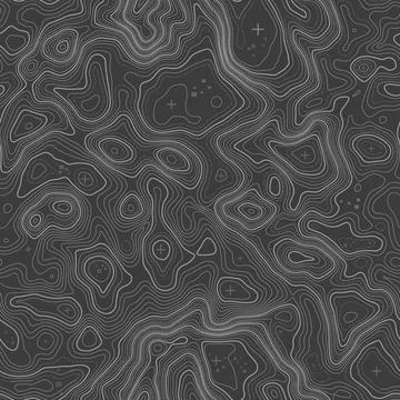 Grey contours vector topography. Geographic mountain topography vector Stock Illustration