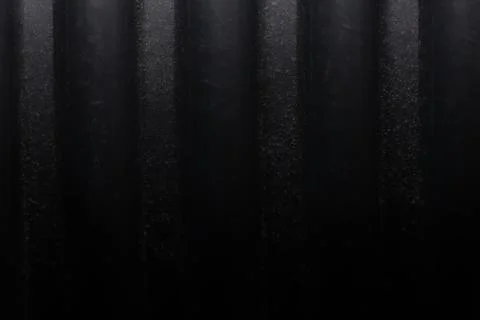 Grey corrugated plastic pipe texture background industrial macro close up Stock Photos