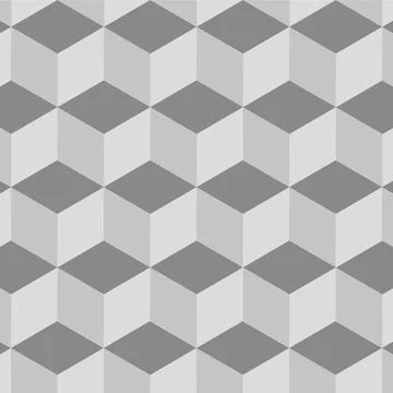 Grey cubes Stock Illustration