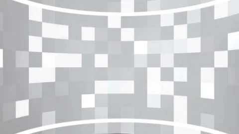 Grey Curved Pixelated Background Loop. Stock Footage 286435545