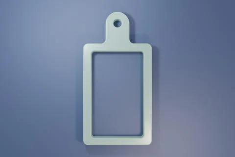Grey Cutting board icon isolated on purple-blue background. Chopping Board .. Stock Illustration