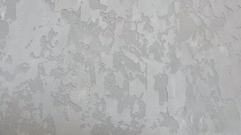 Grey decorative plaster texture with abstract stucco strokes for modern ind.. Stock Photos