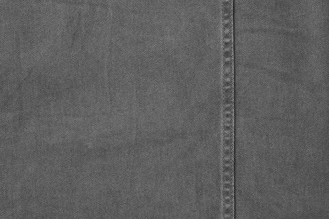 Grey denim with stitching Stock Photos
