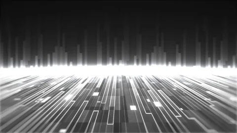 Grey Digital Background Stock Footage 97357261