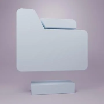 Grey Document folder icon isolated on purple background. Accounting binder .. Stockillustratie
