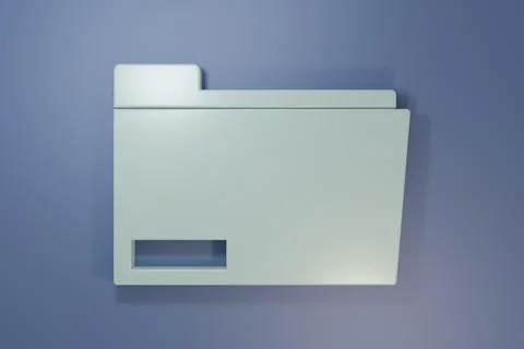 Grey Document folder icon isolated on purple-blue background. Accounting bi.. Stock Photos