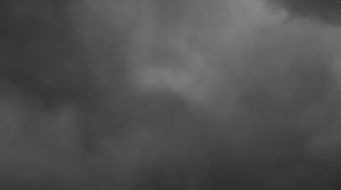 Grey Dramatic Smoke Clouds Stock Footage 53297792