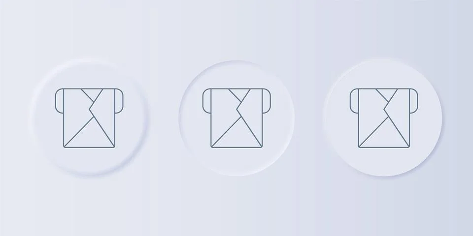 Grey Envelope icon isolated on grey background. Email message letter symbol.. Illustrazione stock