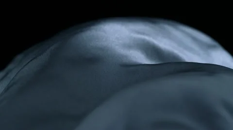 Grey fabric, Slow Motion Stock Footage 12228703