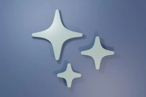 Grey Falling star icon isolated on purple-blue background. Shooting star wi.. 库存插图
