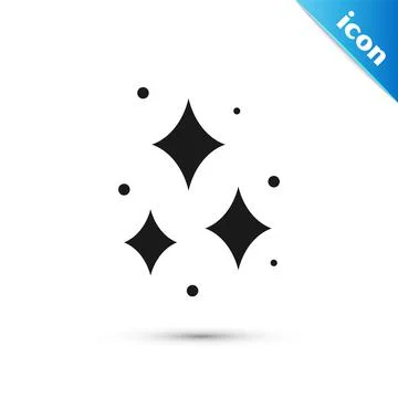 Grey Firework icon isolated on white background. Concept of fun party. Explosive Stock Illustration