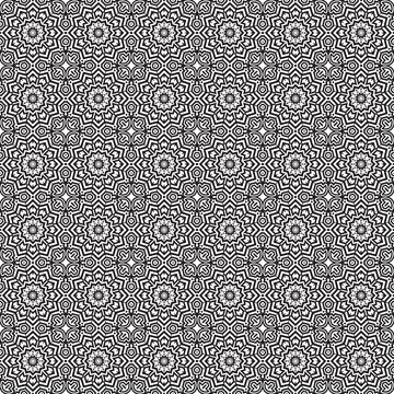 Grey floral pattern textile design, repeating background, fabric print Stock Illustration
