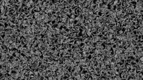 Grey flowing liquid waves abstract motion background. Stock Footage 251409790