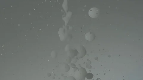 Grey Gel and Bubbles Background Stock Footage 75932945