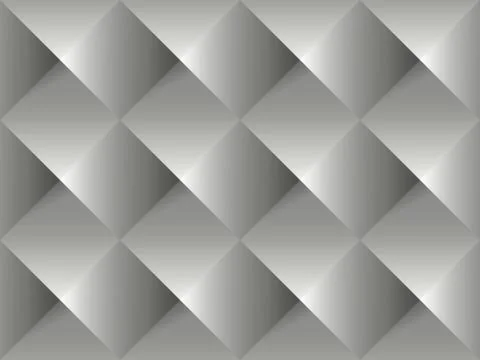 Grey geometric 3D pattern. Stock Illustration