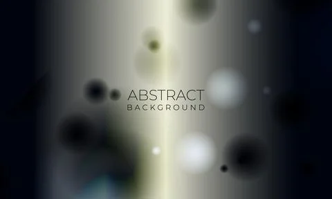 Grey geometric abstract background with circles Stock Illustration