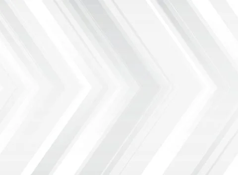 Grey geometric arrow modern background. Simple tech geometric vector illust.. Stock Illustration