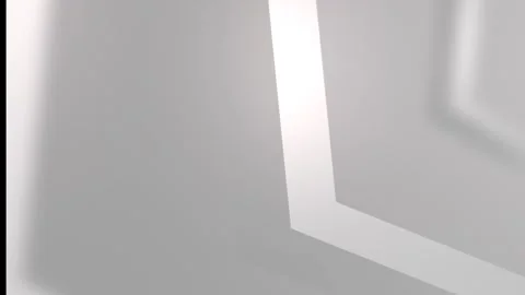 Grey geometric background with glossy squares looping animation for technology Video stock 300469099