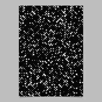 Grey geometric diagonal rounded square pattern brochure background Illustrazione stock