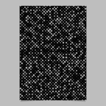Grey geometric diagonal rounded square pattern poster background Illustrazione stock