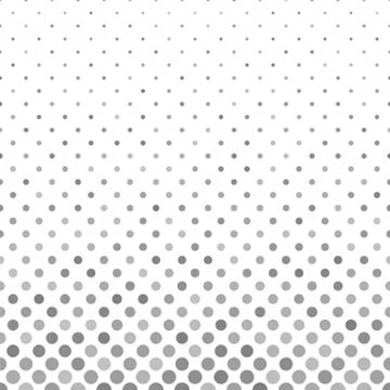Grey geometric dot pattern background from small circles Stock Illustration