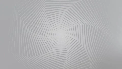 Grey Geometric Lines Hexagonal Abstract Background Loop. Stock Footage 286774963