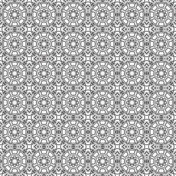 Grey geometric seamless pattern design, textile background Stock Illustration
