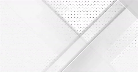 Grey geometric tech abstract motion background with small dots Video stock 150794161
