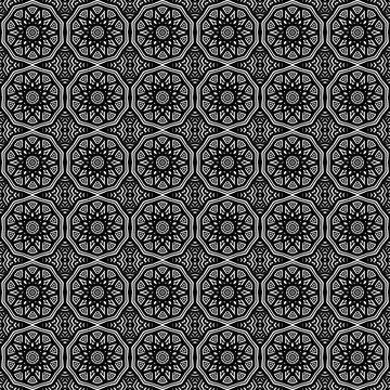 Grey geometric textile pattern background design (1) Stock Illustration